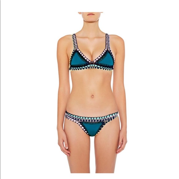 NWT Kiini Flor Bikini Bottoms - L - Picture 2 of 5